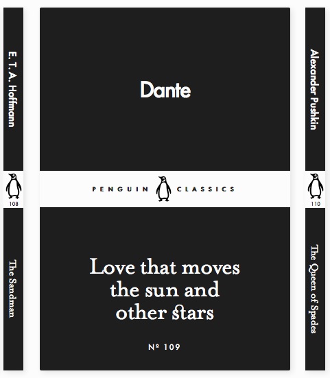 “Love that Moves the Sun and Other Stars,” Man Versus Ideas series, Penguin Press