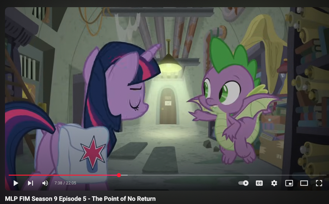 My Little Pony: Friendship Is Magic, “The Point of No Return” S9E5 (2019)