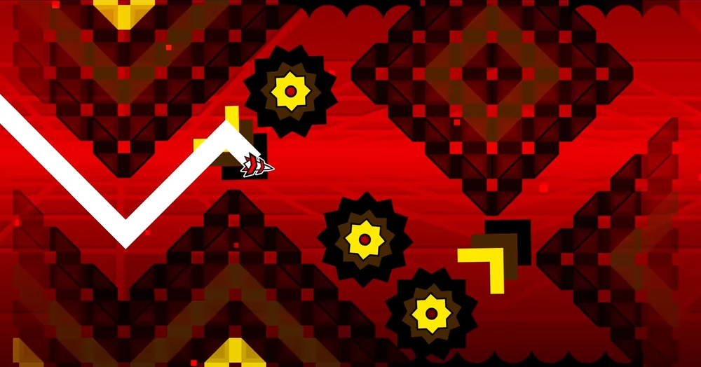 Zobros, “Nine Circles” in Geometry Dash (2015)
